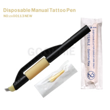 Tatuaje manual desechable y lápiz de maquillaje permanente (zx-00113)